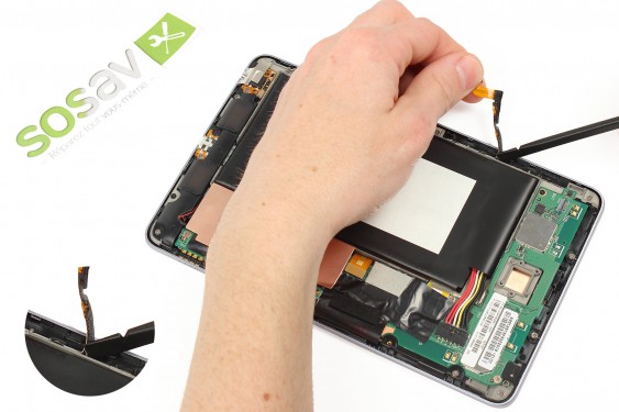 Guide photos remplacement nappe bouton Nexus 7 1ère Génération (Etape 6 - image 2)