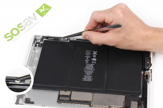 Guide photos remplacement nappe boutons volume, vibreur & power iPad 4 WiFi (Etape 39 - image 2)