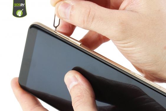 Guide photos remplacement haut-parleur externe Galaxy A6+ (2018) (Etape 2 - image 2)