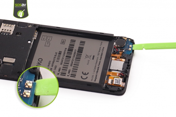 Guide photos remplacement vibreur Wiko Y60 (Etape 10 - image 1)