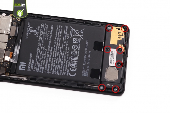 Guide photos remplacement batterie Xiaomi Mi Mix 2 (Etape 9 - image 1)