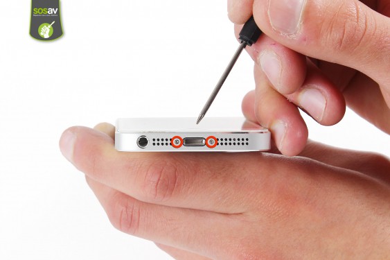 Guide photos remplacement bouton power iPhone 5S (Etape 2 - image 1)