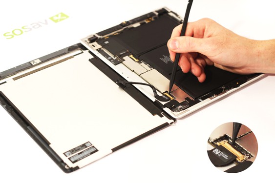 Guide photos remplacement antenne gsm iPad 2 3G (Etape 15 - image 1)