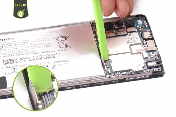 Guide photos remplacement ecran Xperia L4 (Etape 9 - image 4)
