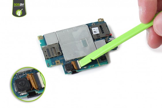 Guide photos remplacement caméra avant Xperia Z2 (Etape 17 - image 1)