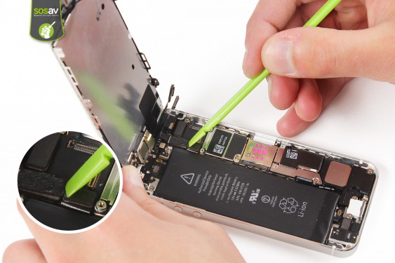 Guide photos remplacement bouton power iPhone 5S (Etape 8 - image 1)