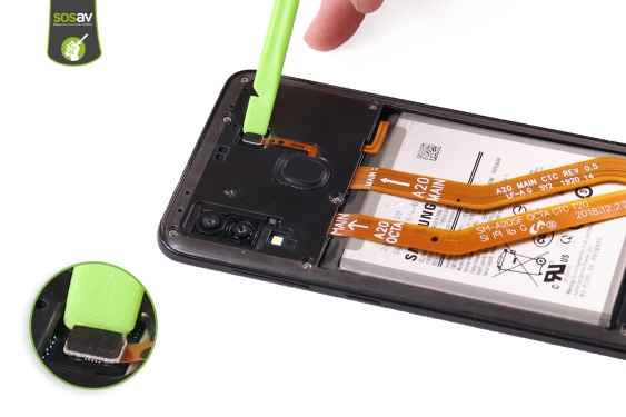 Guide photos remplacement vibreur Galaxy A20 (Etape 8 - image 1)