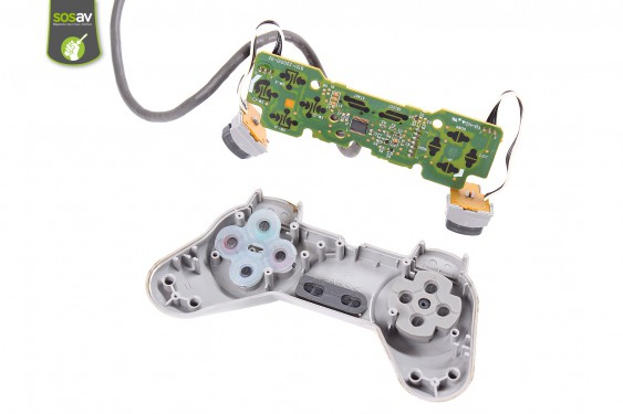Guide photos remplacement boutons start et select Manette Playstation 1 (Non dualshock) (Etape 4 - image 3)