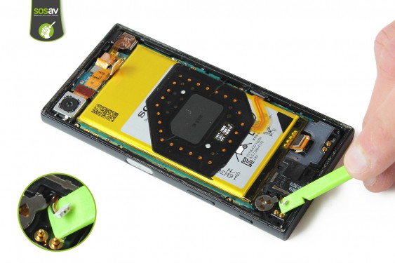 Guide photos remplacement haut-parleur interne Xperia X Compact (Etape 15 - image 2)