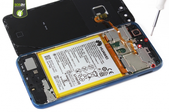 Guide photos remplacement connecteur de charge Honor 9 Lite (Etape 7 - image 1)