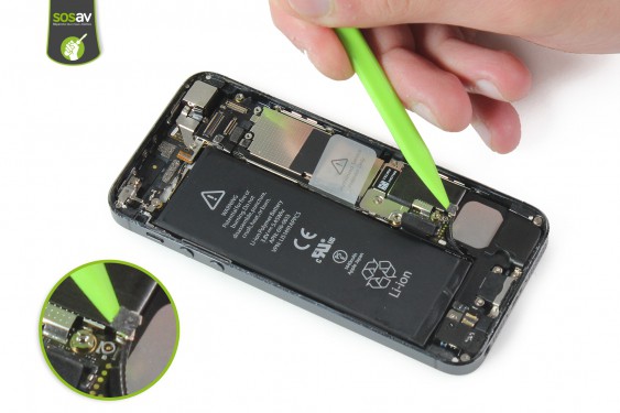 Guide photos remplacement connecteur de charge (lightning) + prise jack iPhone 5 (Etape 11 - image 2)