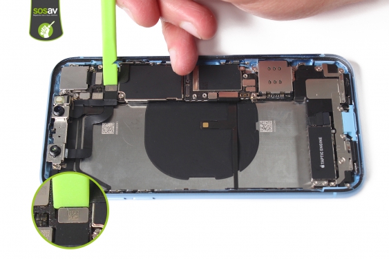 Guide photos remplacement caméra avant & face id iPhone XR (Etape 14 - image 1)