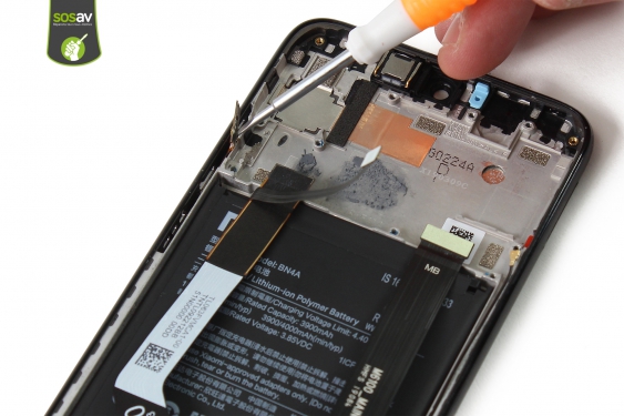 Guide photos remplacement boutons & nappe power & volume Redmi Note 7 (Etape 25 - image 3)