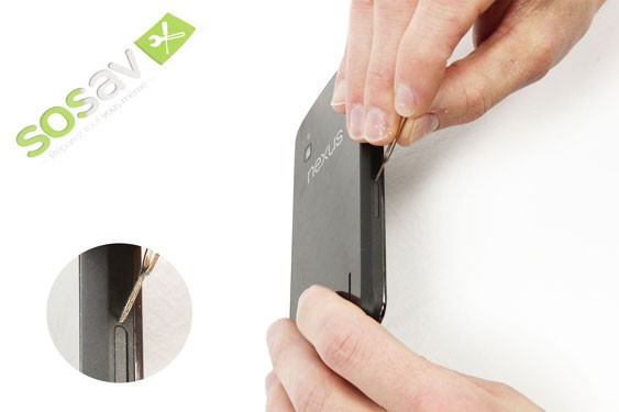 Guide photos remplacement coque-arrière Nexus 4 (Etape 1 - image 1)
