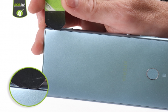 Guide photos remplacement haut-parleur interne Xperia XA2 (Etape 4 - image 1)