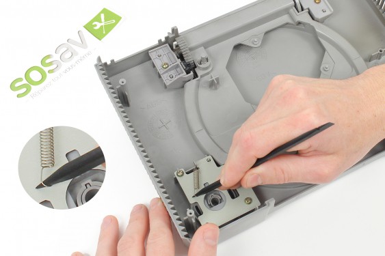 Guide photos remplacement bouton open Playstation (Etape 4 - image 3)