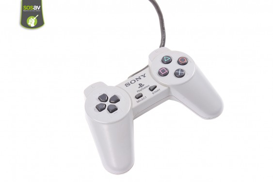Guide photos remplacement boutons start et select Manette Playstation 1 (Non dualshock) (Etape 1 - image 1)