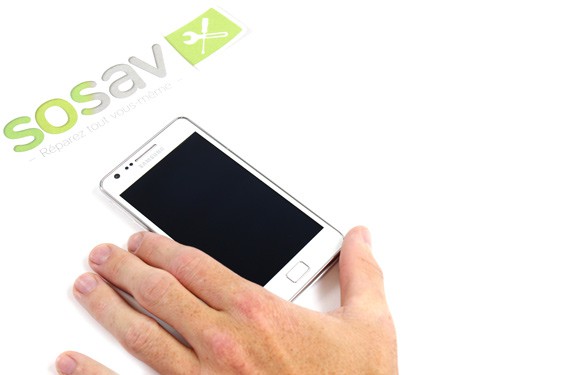 Guide photos remplacement hp interne + vibreur + prise jack Samsung Galaxy S2 (Etape 1 - image 4)