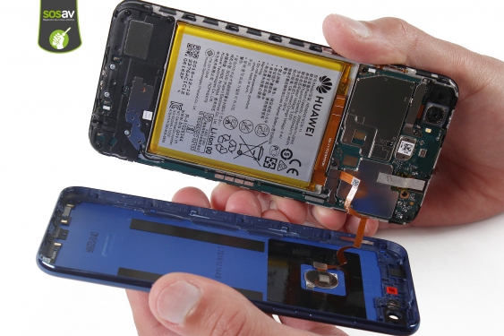 Guide photos remplacement haut-parleur externe Huawei Y7 2018 (Etape 5 - image 4)