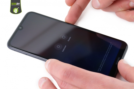 Guide photos remplacement haut-parleur externe Huawei Y7 2019 (Etape 1 - image 1)