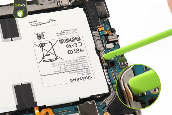 Guide photos remplacement bouton home & capteur d'empreinte Galaxy Tab S3 9.7 (Etape 23 - image 2)