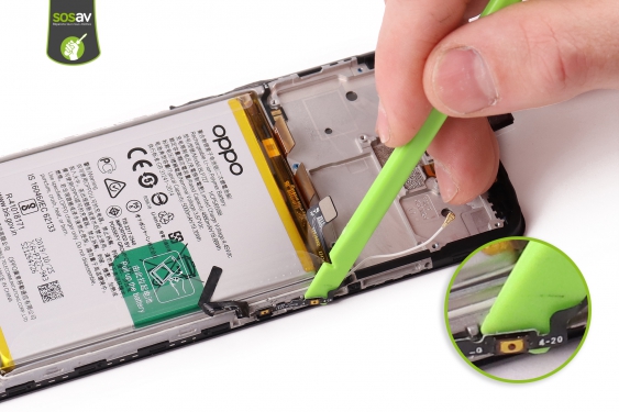 Guide photos remplacement ecran complet (châssis + écran) Oppo A5 (2020) (Etape 27 - image 2)