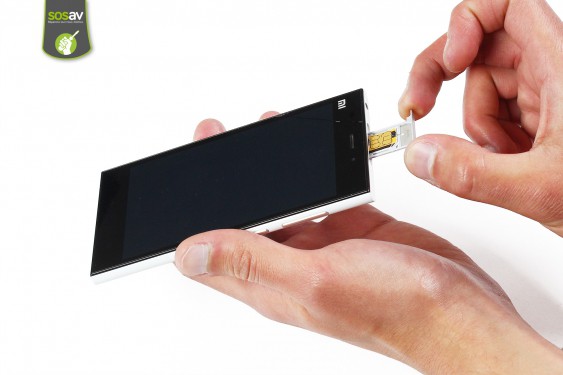 Guide photos remplacement nappe contacts prise jack / capteur proximité et luminosité Xiaomi MI3 (Etape 2 - image 3)