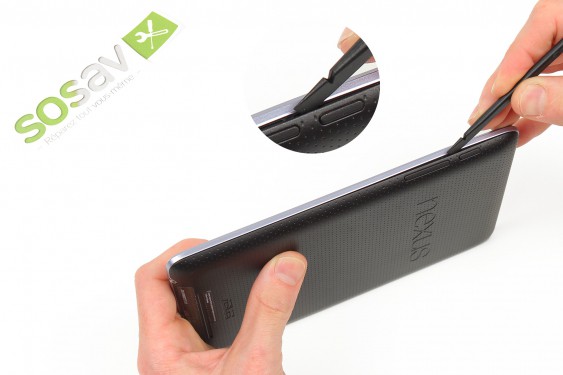 Guide photos remplacement connecteur de charge Nexus 7 1ère Génération (Etape 2 - image 2)