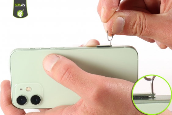 Guide photos remplacement ecran / haut-parleur interne & capteur proximité iPhone 12 Mini (Etape 2 - image 2)