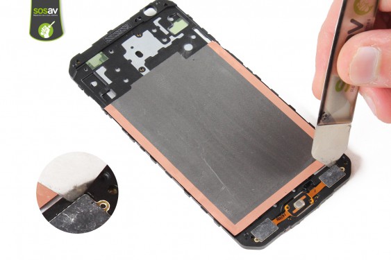 Guide photos remplacement nappe bouton home / touches tactiles Samsung Galaxy J3 2016 (Etape 24 - image 1)