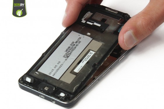 Guide photos remplacement nappe bouton volume Galaxy A3 (Etape 18 - image 2)