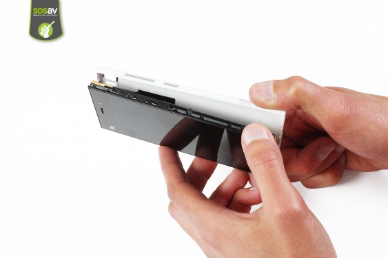 Guide photos remplacement nappe contacts prise jack / capteur proximité et luminosité Xiaomi MI3 (Etape 4 - image 3)