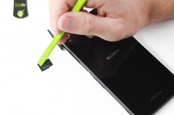 Guide photos remplacement carte microsd Xperia Z3 (Etape 4 - image 3)