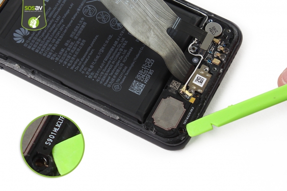 Guide photos remplacement connecteur de charge Huawei P20 Pro (Etape 14 - image 1)