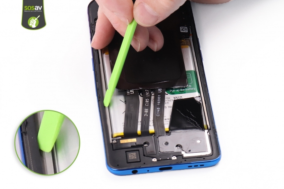 Guide photos remplacement ecran complet (écran + châssis) Oppo Reno Z (Etape 7 - image 1)