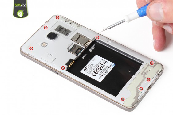 Guide photos remplacement caméra arrière Samsung Galaxy Grand Prime (Etape 6 - image 1)