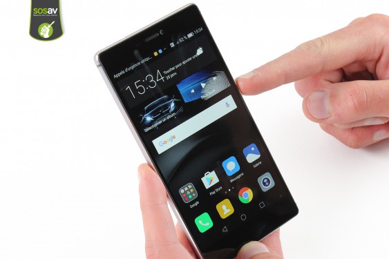 Guide photos remplacement ecran complet  Huawei P8 (Etape 1 - image 1)