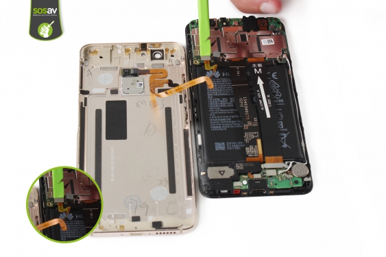 Guide photos remplacement haut-parleur externe Huawei Nova (Etape 9 - image 3)