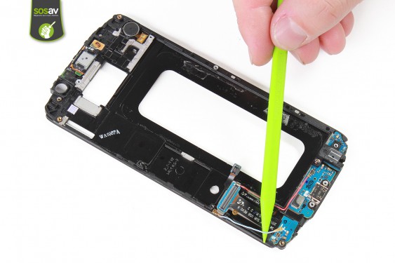 Guide photos remplacement connecteur de charge Samsung Galaxy S6 (Etape 27 - image 2)