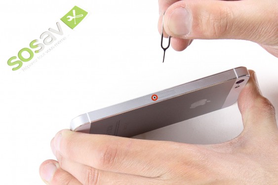 Guide photos remplacement tiroir sim iPhone 5 (Etape 2 - image 1)