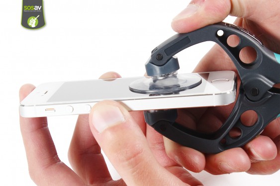 Guide photos remplacement caméra avant + capteur de proximité et luminosité iPhone 5S (Etape 2 - image 4)