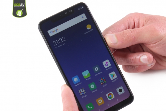 Guide photos remplacement nappe connecteur de charge Redmi Note 6 Pro (Etape 1 - image 1)