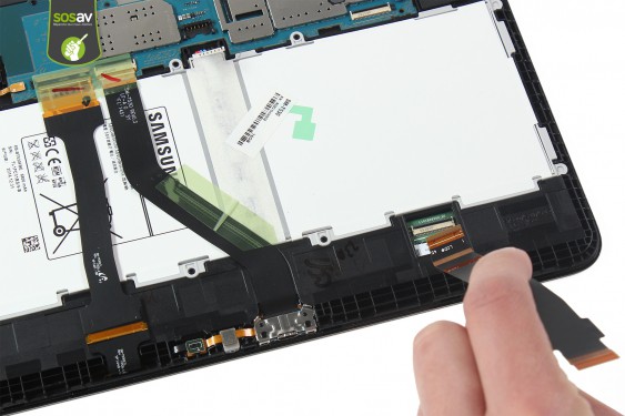 Guide photos remplacement nappe écran lcd Galaxy Tab 4 10.1 (Etape 10 - image 4)
