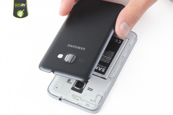Guide photos remplacement coque arrière Galaxy J1 2016 (Etape 2 - image 3)