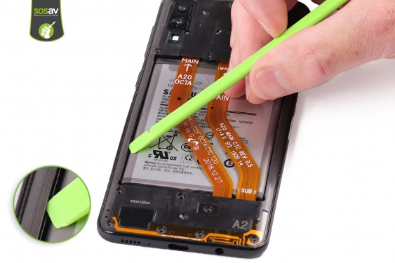 Guide photos remplacement vibreur Galaxy A20 (Etape 11 - image 1)