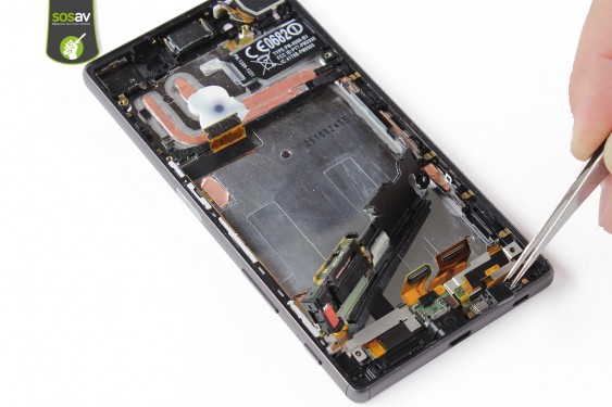 Guide photos remplacement nappe micro Xperia Z5 (Etape 30 - image 3)