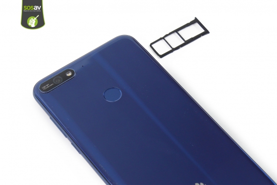 Guide photos remplacement haut-parleur externe Huawei Y7 2018 (Etape 3 - image 1)
