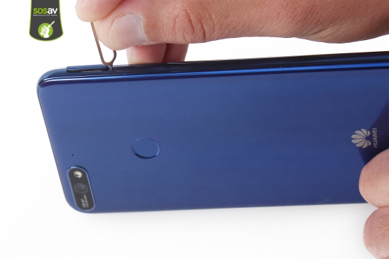 Guide photos remplacement haut-parleur externe Huawei Y7 2018 (Etape 2 - image 2)