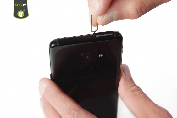 Guide photos remplacement vibreur Galaxy A8 (2018) (Etape 2 - image 2)