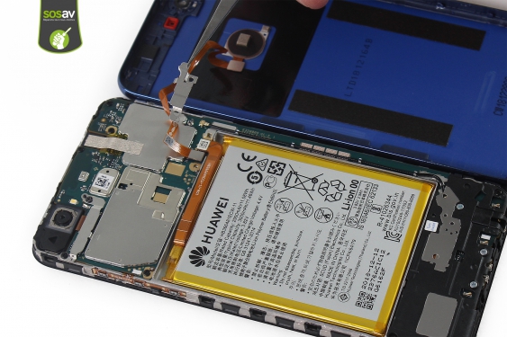 Guide photos remplacement haut-parleur externe Huawei Y7 2018 (Etape 7 - image 3)